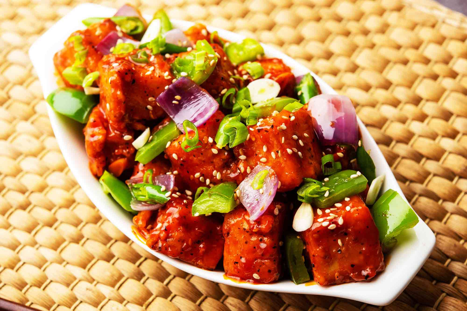 Chilli Paneer (Slice Heaven)