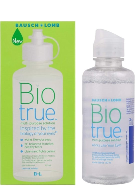 Bausch & Lomb BIOTRUE CONTACT LENSE SOLUTIONS (120ML)