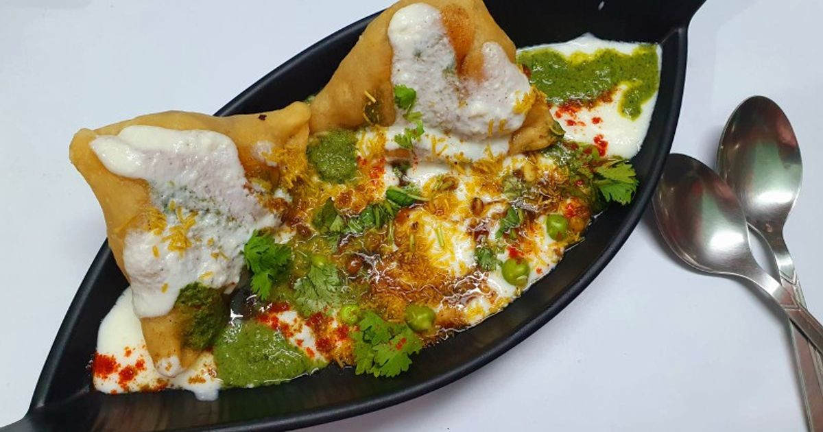 Dahi Samosa Chaat (Bikaner)