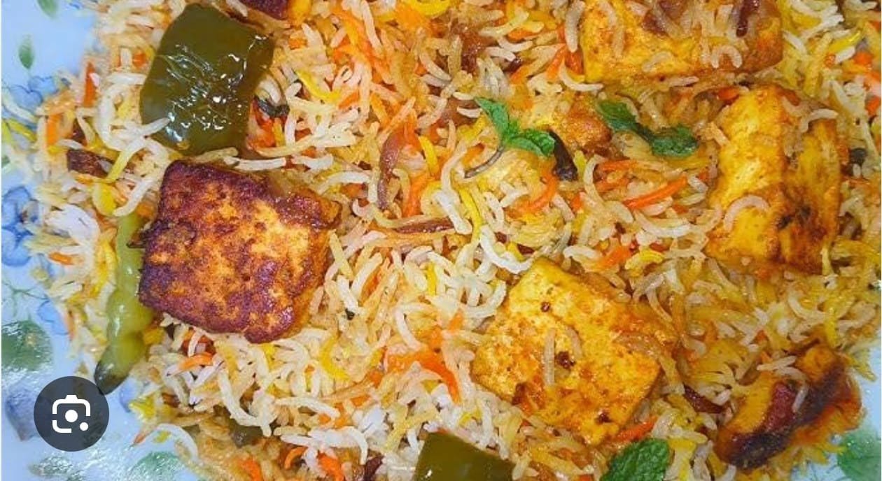 Paneer Rice (Banke Bihari)