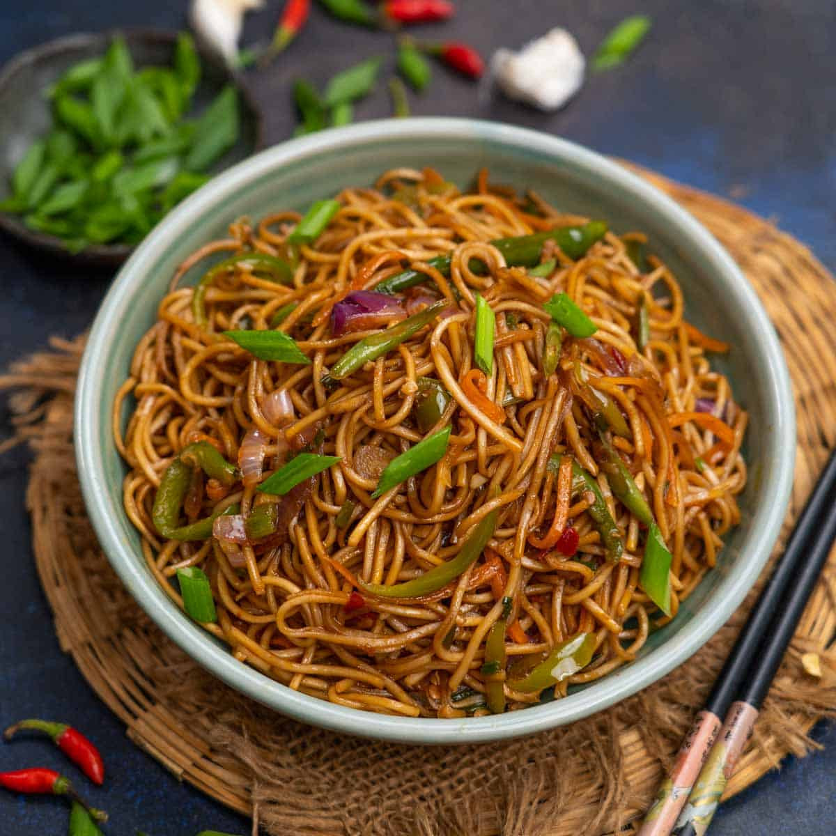 Chilli Garlic Noodles (Saawariya Restaurant)