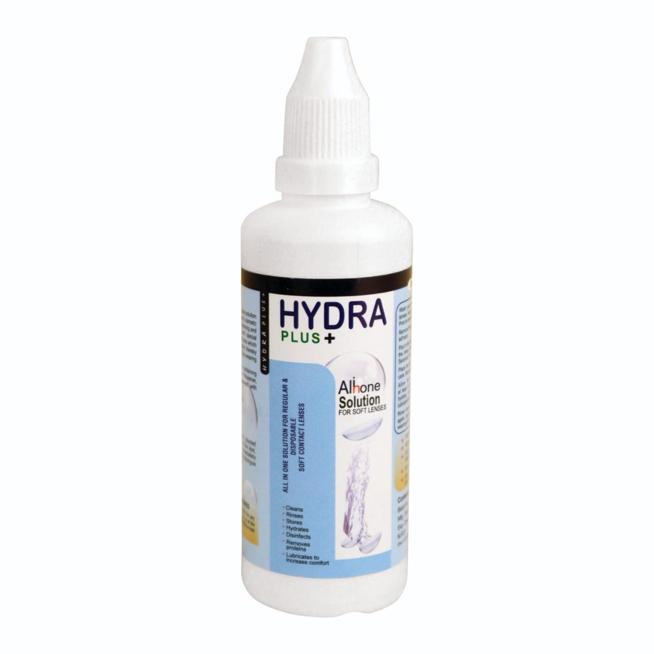Hydra Contact Lense Solution 60 ML + Lens Case Inside