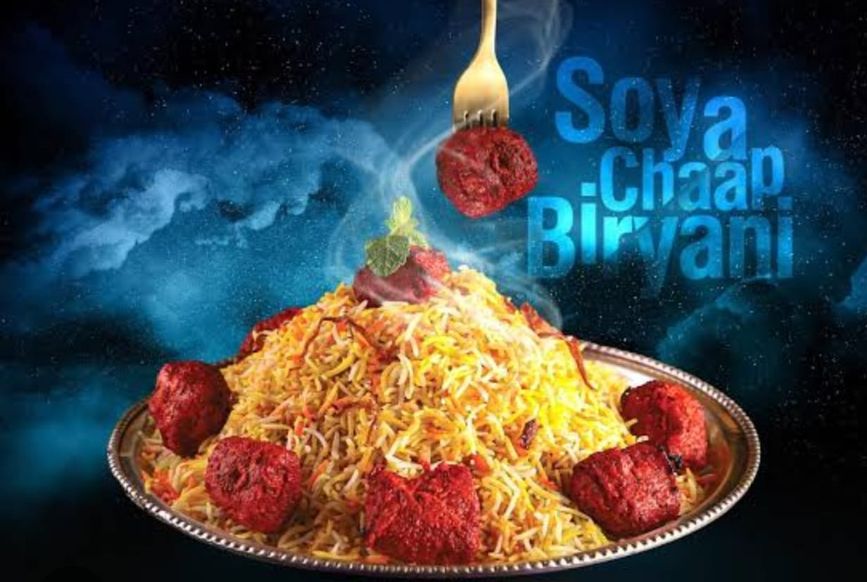 Soya Chaap Veg Biryani (Baua Biryani)