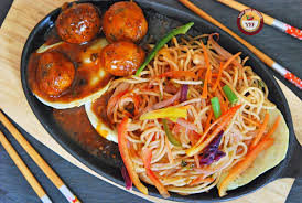 Vegetable Manchurian Sizzler (Moti Mahal)